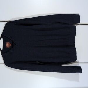 Red Ale by Alesbury Riverside Mens V-Neck Sweater Navy Blue Size Large